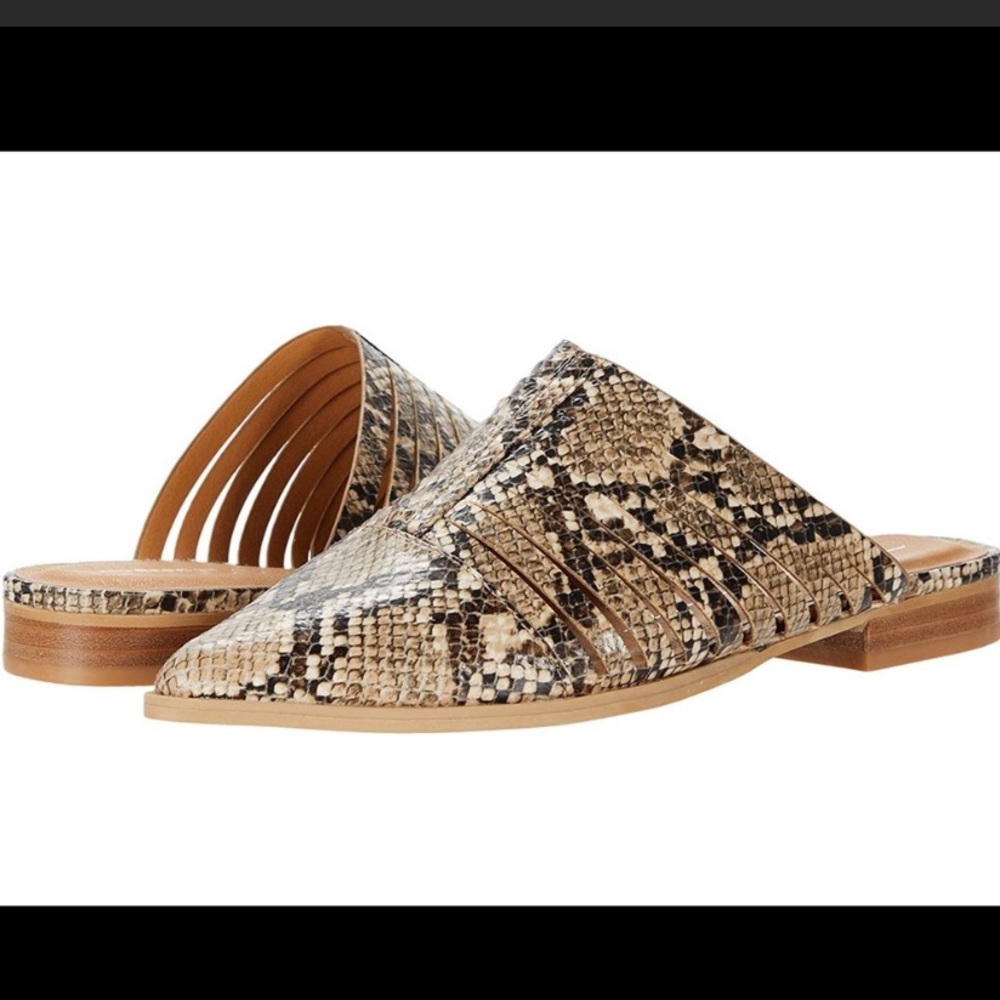 Bogo Snakeskin Mules NWT in box SOLD OUT